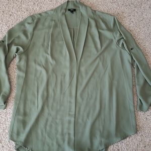 Mossimo Sheer Green Blouse